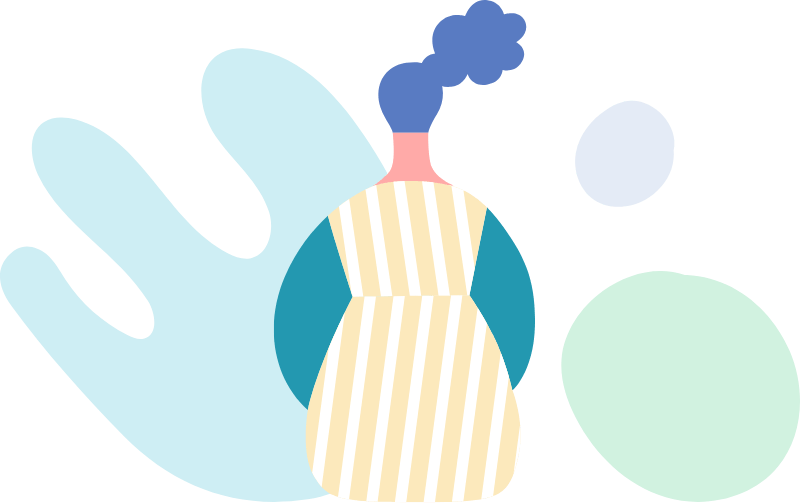 個人情報取り扱いについてのイメージイラスト