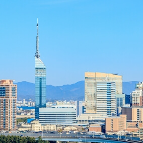 福岡市の街並みの画像