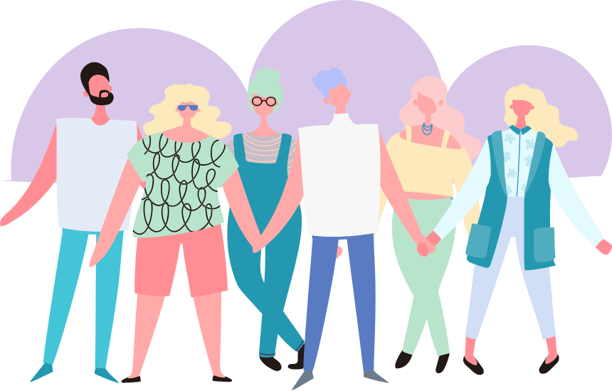 産学官民交流イメージイラスト