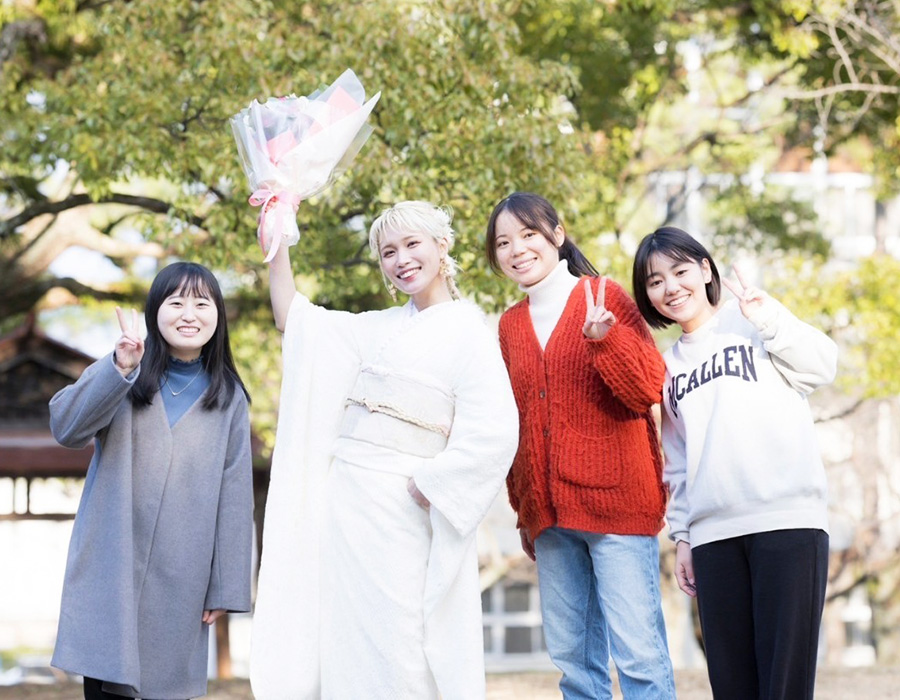 撮影後の記念写真